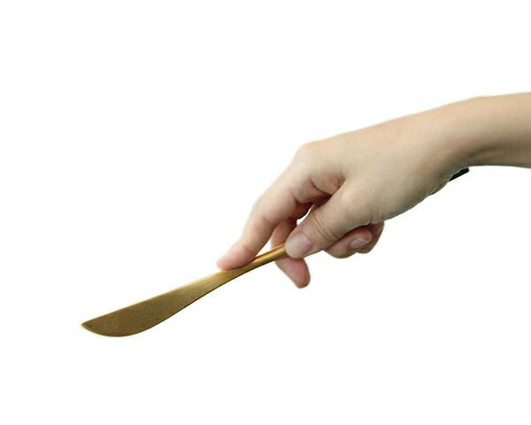 クチポール（Cutipol） ゴア/GOA ディナー/テーブルナイフ ブルーマットゴールド