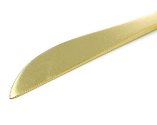 クチポール（Cutipol） ゴア/GOA ディナー/テーブルナイフ ブルーマットゴールド