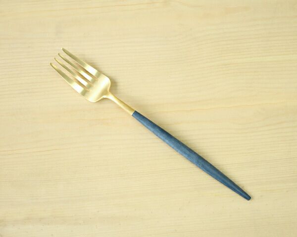 クチポール（Cutipol） ゴア/GOA ディナー/テーブルフォーク ブルーマットゴールド