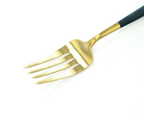 クチポール（Cutipol） ゴア/GOA ディナー/テーブルフォーク ブルーマットゴールド