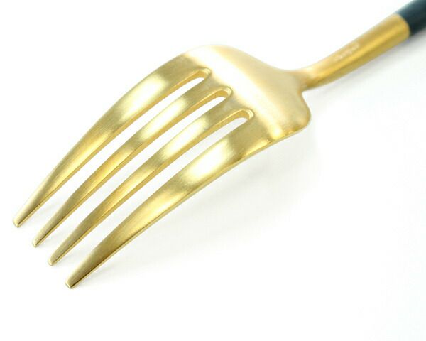 クチポール（Cutipol） ゴア/GOA ディナー/テーブルフォーク ブルーマットゴールド