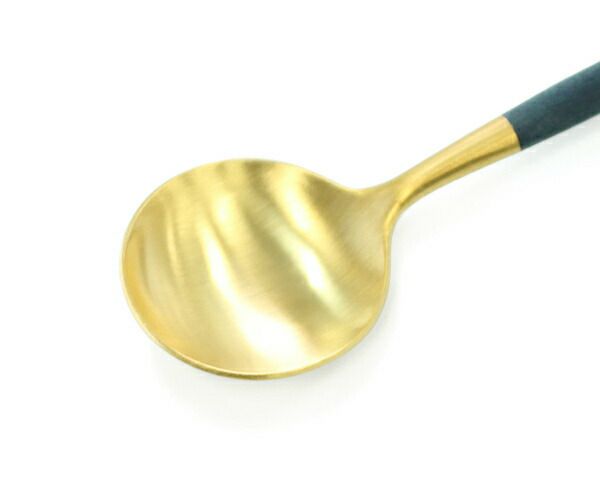 クチポール（Cutipol） ゴア/GOA コーヒー/ティー スプーン ブルーマットゴールド