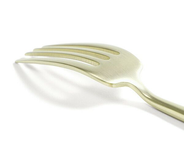 クチポール（Cutipol） ムーンマット/MOON MATT デザートフォーク シャンパン