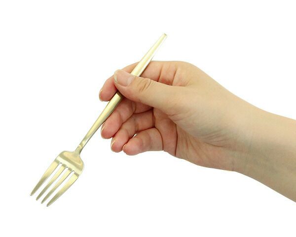 クチポール（Cutipol） ムーンマット/MOON MATT デザートフォーク シャンパン