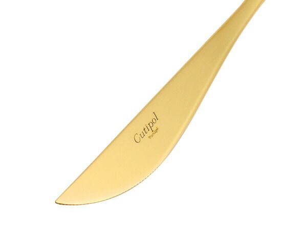 クチポール（Cutipol） ムーンマット/MOON MATT ディナーナイフ ゴールド