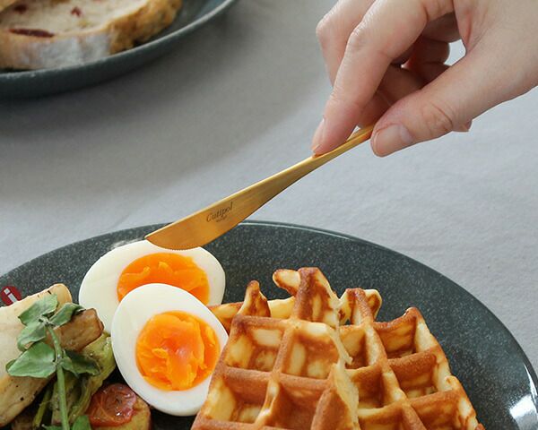 クチポール（Cutipol） ムーンマット/MOON MATT デザートナイフ ゴールド