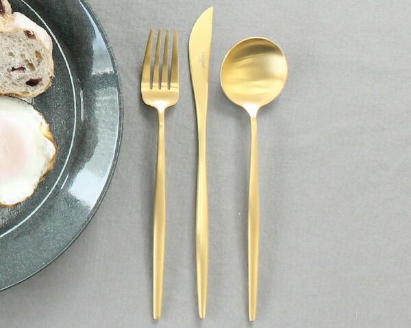 クチポール（Cutipol） ムーンマット/MOON MATT ディナー6点セット 化粧箱付 ゴールド