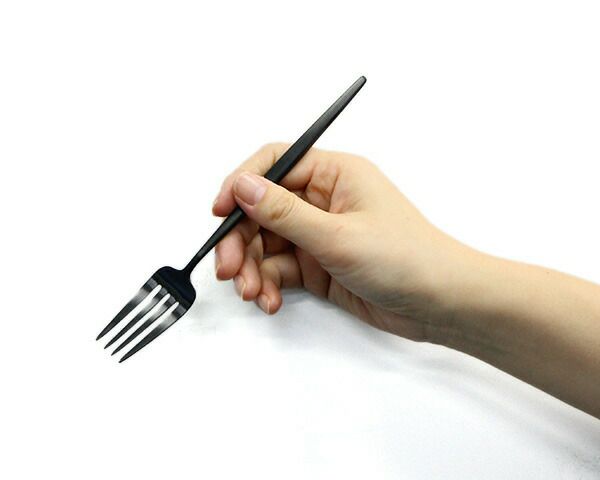 クチポール（Cutipol） ムーンマット/MOON MATT デザートフォーク ブラック