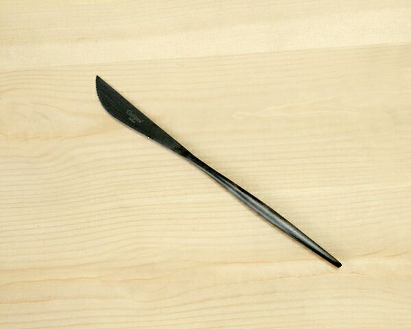 クチポール（Cutipol） ムーンマット/MOON MATT デザート3点＆カトラリーレスト1点 ブラック