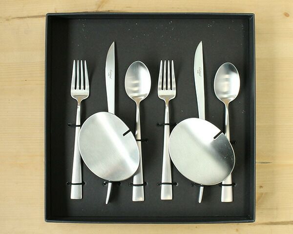 クチポール（Cutipol） デュナ/DUNA デザート8点セット 化粧箱付 シルバー