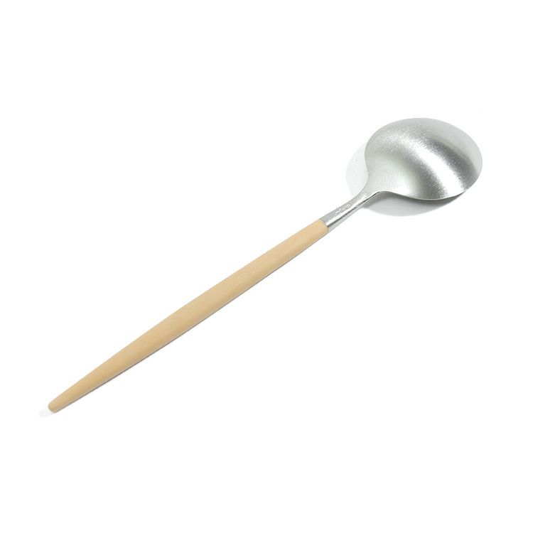 クチポール（Cutipol） ゴア/GOA デザートスプーン ベージュ