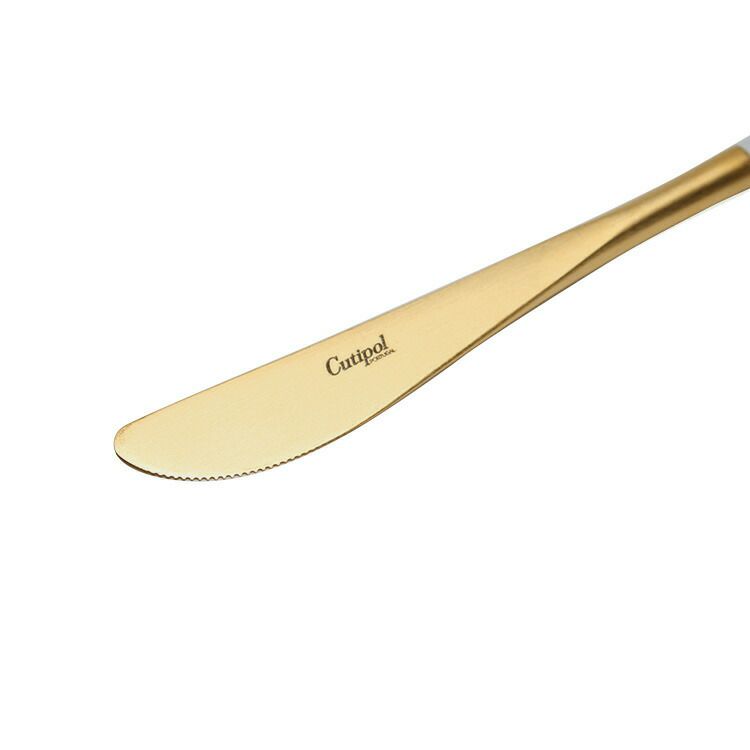 クチポール（Cutipol） ナウ/NAU デザートナイフ ホワイトマットゴールド