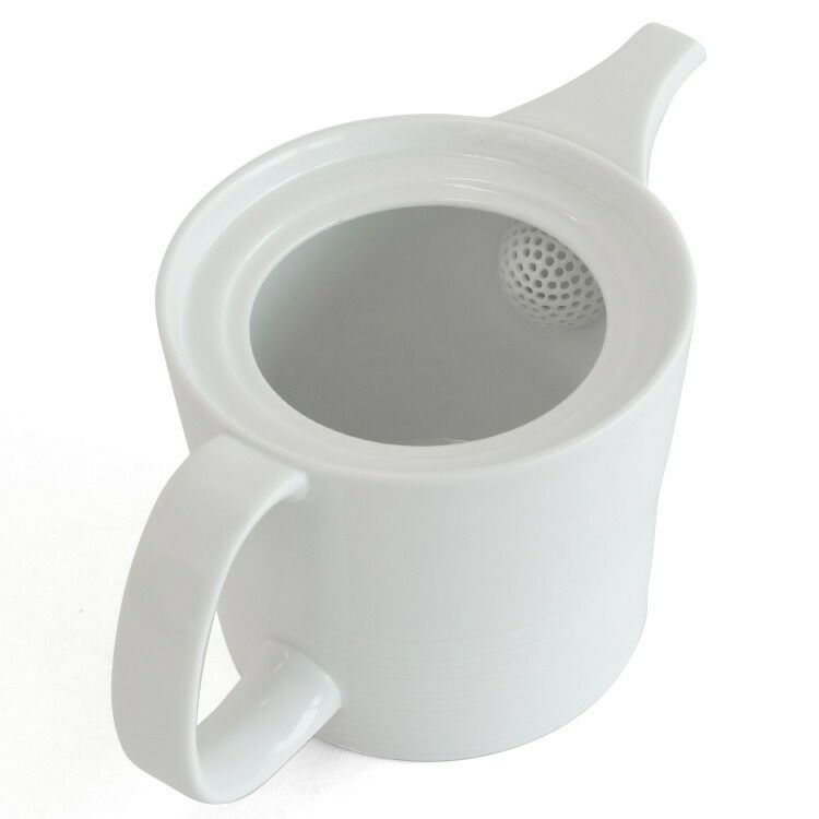 白山陶器 ポット Lサイズ ホワイト