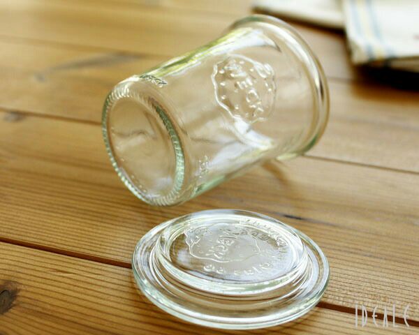 ウェック（WECK） モールド/Mold シェイプ ガラスキャニスター 160ml 直径Sサイズ
