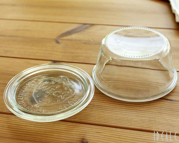 ウェック（WECK） モールド/Mold シェイプ ガラスキャニスター 250ml 直径Lサイズ