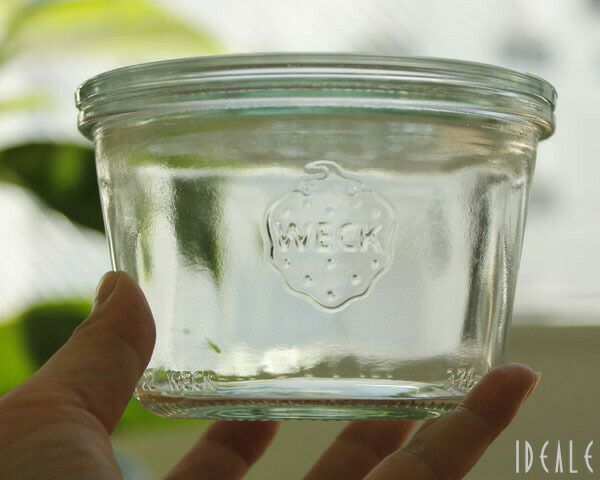 ウェック（WECK） モールド/Mold シェイプ ガラスキャニスター 300ml 直径Lサイズ
