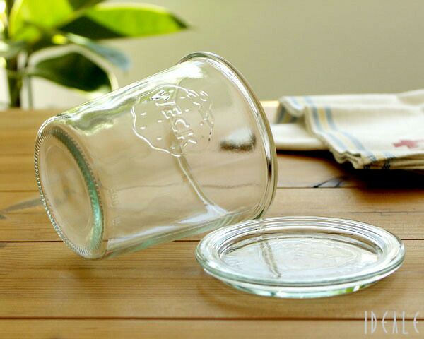 ウェック（WECK） モールド/Mold シェイプ ガラスキャニスター 500ml 直径Lサイズ