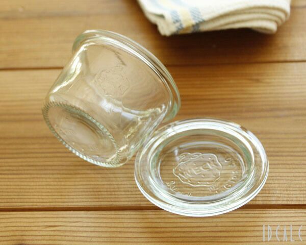 ウェック（WECK） モールド/Mold シェイプ ガラスキャニスター 80ml 直径Sサイズ