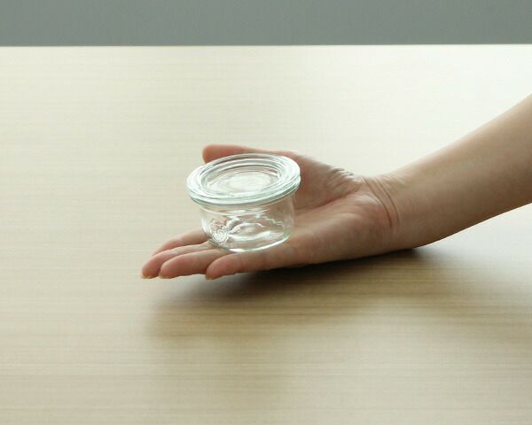 ウェック（WECK） モールド/Mold ガラスキャニスター 50ml 直径Sサイズ