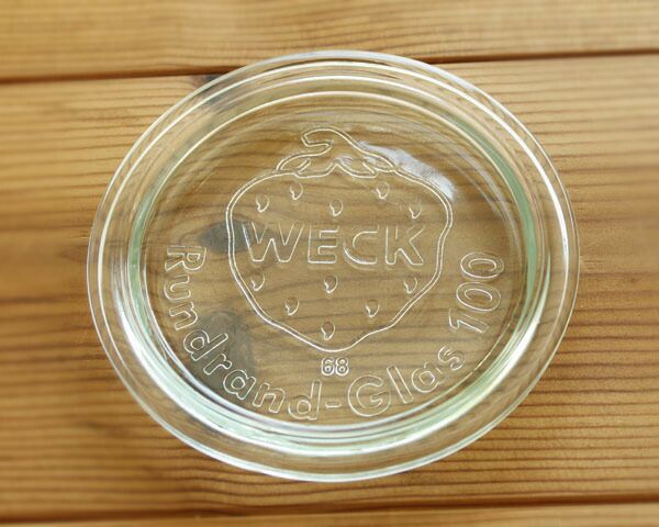 ウェック（WECK） モールド/Mold シェイプ ガラスキャニスター 250ml 直径Lサイズ 6個セット