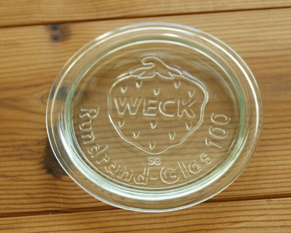 ウェック（WECK） モールド/Mold シェイプ ガラスキャニスター 300ml 直径Lサイズ 6個セット