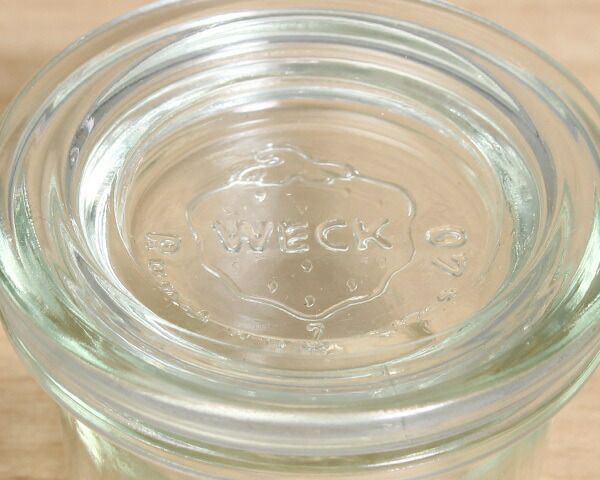 ウェック（WECK） モールド/Mold シェイプ ガラスキャニスター 25ml 直径XSサイズ 6個セット