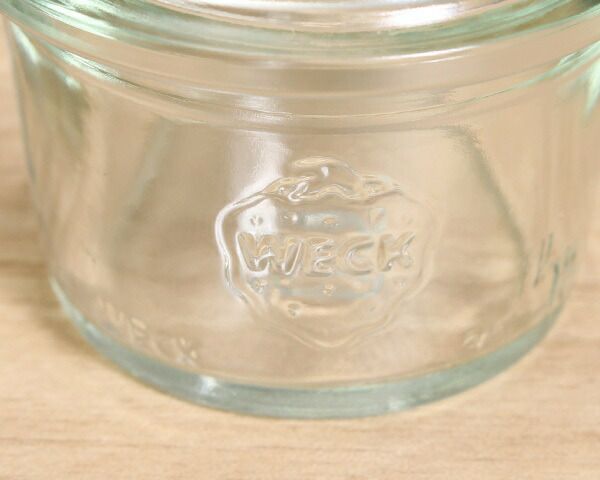 ウェック（WECK） モールド/Mold シェイプ ガラスキャニスター 25ml 直径XSサイズ 6個セット