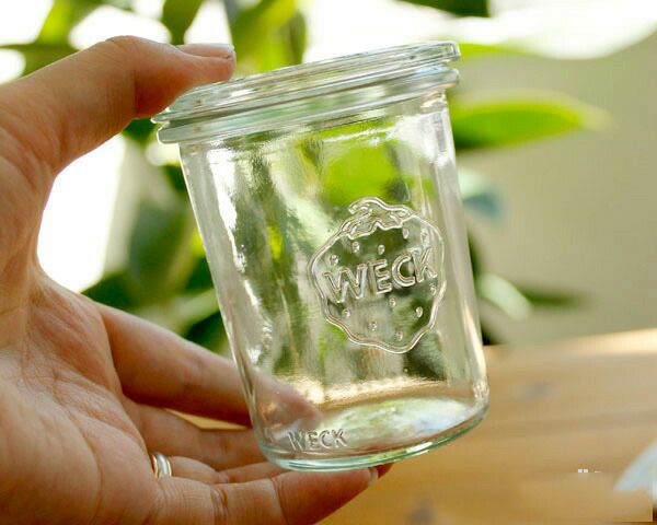 ウェック（WECK） モールド/Mold プラスティックカバー付モールドシェイプ160mlx6個セット