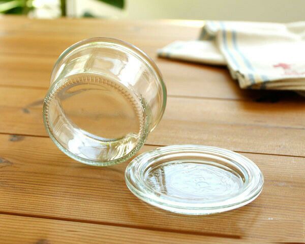 ウェック（WECK） モールド/Mold プラスティックカバー付モールドシェイプ165mlx6個セット