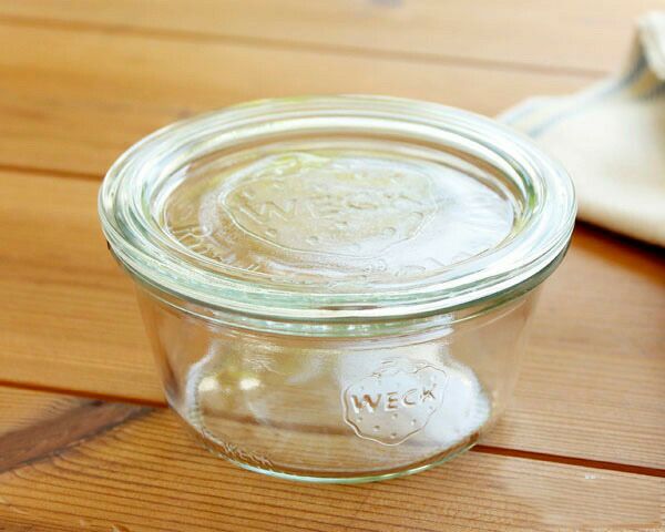 ウェック（WECK） モールド/Mold プラスティックカバー付モールドシェイプ250mlx6個セット