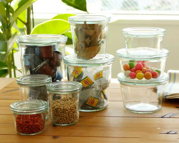 ウェック（WECK） モールド/Mold プラスティックカバー付モールドシェイプ 290mlx6個セット