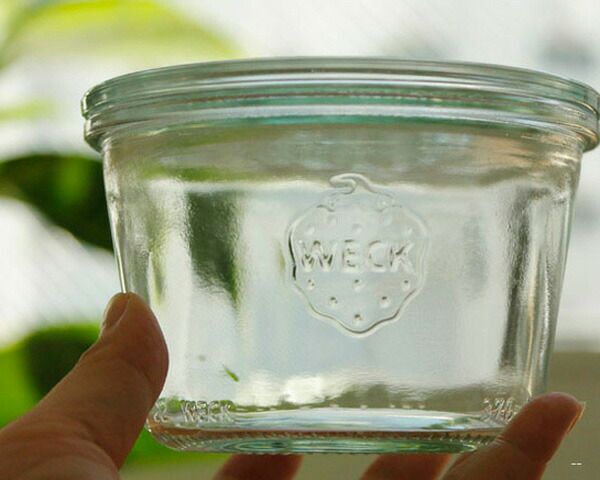 ウェック（WECK） モールド/Mold プラスティックカバー付モールドシェイプ300mlx6個セット