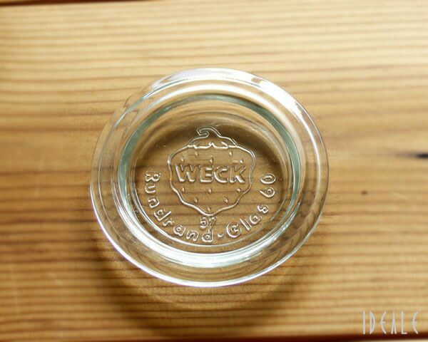 ウェック（WECK） デコ/Deco シェイプ ガラスキャニスター 200ml 直径Sサイズ