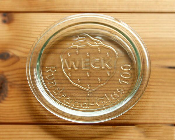 ウェック（WECK） デコ/Deco プラスティックカバー付デコシェイプ1.0Lx6個セット