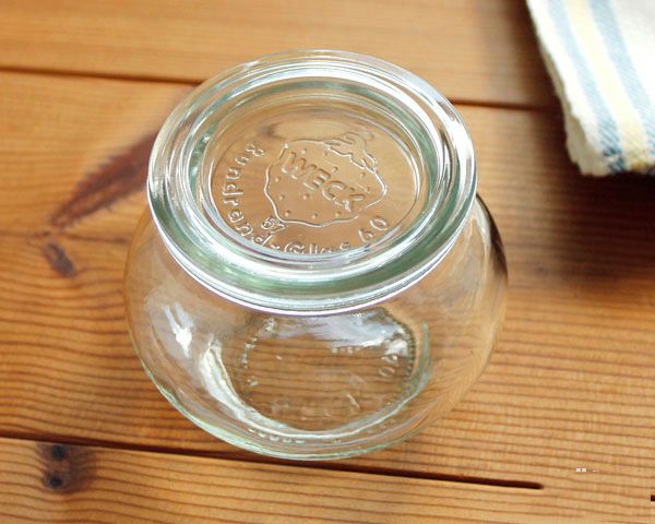 ウェック（WECK） デコ/Deco プラスティックカバー付デコシェイプ200mlx6個セット