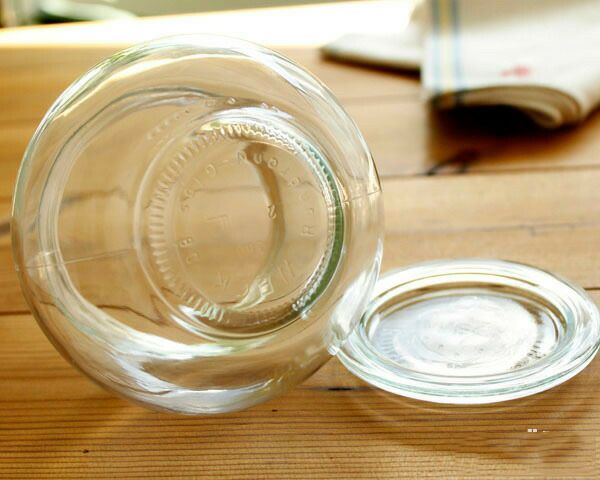 ウェック（WECK） デコ/Deco プラスティックカバー付デコシェイプ 550mlx6個セット