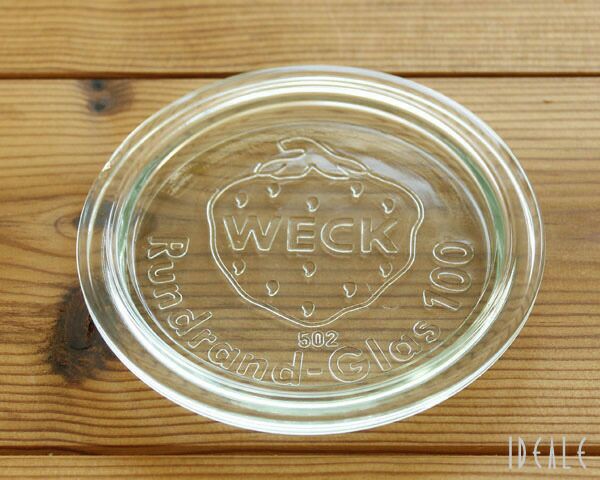 ウェック（WECK） チューリップ/Tulip シェイプ ガラスキャニスター 1.0L 直径Lサイズ