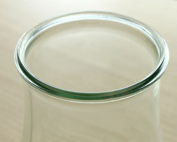 ウェック（WECK） チューリップ/Tulip シェイプ ガラスキャニスター 1500ml 直径Lサイズ