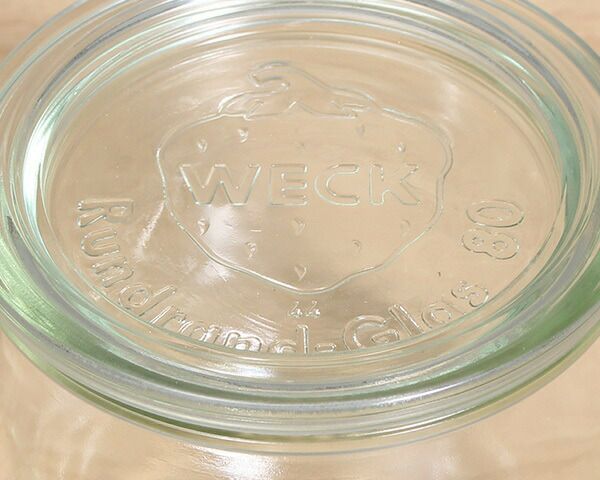 ウェック（WECK） チューリップ/Tulip シェイプ ガラスキャニスター 370ml 直径Mサイズ 6個セット