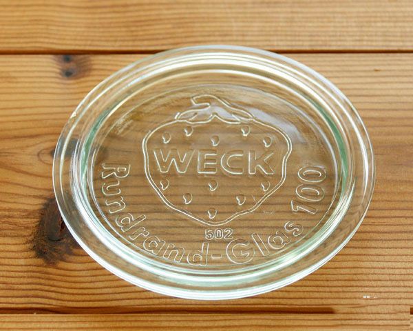 ウェック（WECK） チューリップ/Tulip プラスティックカバー付チューリップシェイプ1.0Lx6個セット