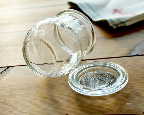 ウェック（WECK） チューリップ/Tulip プラスティックカバー付チューリップシェイプ220mlx6個セット