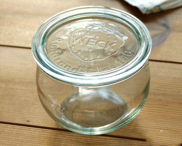 ウェック（WECK） チューリップ/Tulip プラスティックカバー付チューリップシェイプ500mlx6個セット