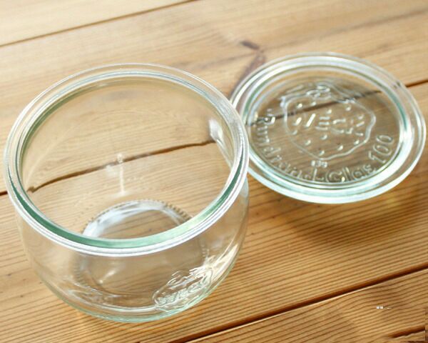 ウェック（WECK） チューリップ/Tulip プラスティックカバー付チューリップシェイプ500mlx6個セット