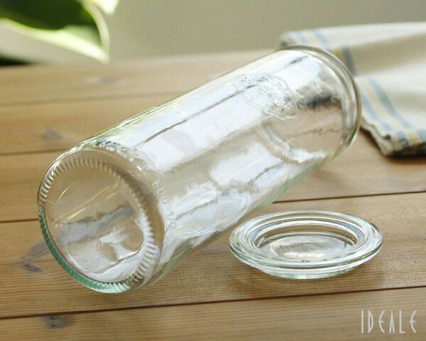 ウェック（WECK） ストレート/Straight シェイプ ガラスキャニスター600ml 直径Sサイズ