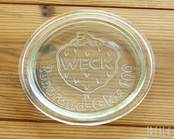 ウェック（WECK） ストレート/Straight シェイプ ガラスキャニスター1550ml 直径Lサイズ