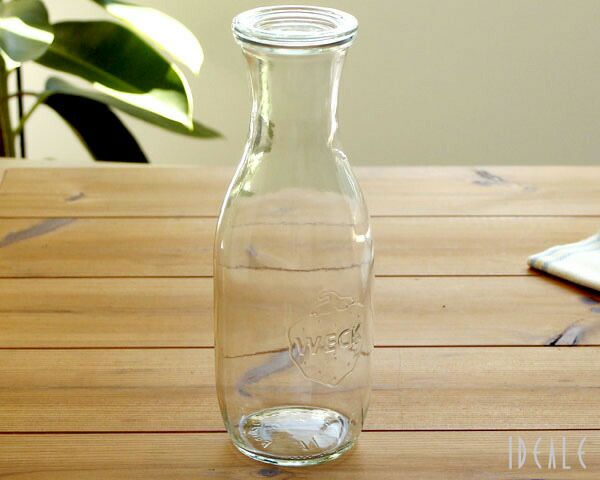 ウェック（WECK） ジュースジャー/Juice ガラスキャニスター 1.0L 直径Sサイズ