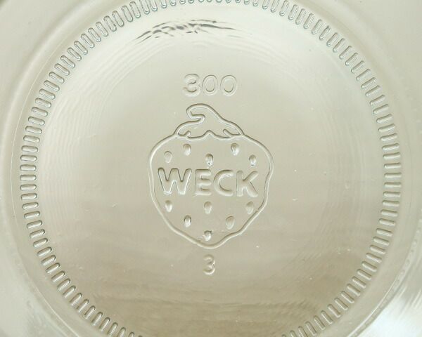 ウェック（WECK） グルメジャー/Gourmet プラスティックカバー付グルメジャー 300mlx6個セット