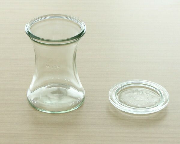 ウェック（WECK） デリカテッセン/Delikatessen ガラスキャニスター 370ml 直径Mサイズ