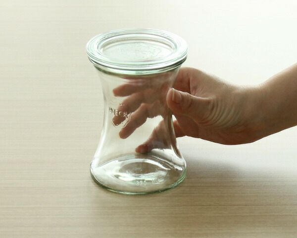 ウェック（WECK） デリカテッセン/Delikatessen ガラスキャニスター 370ml 直径Mサイズ