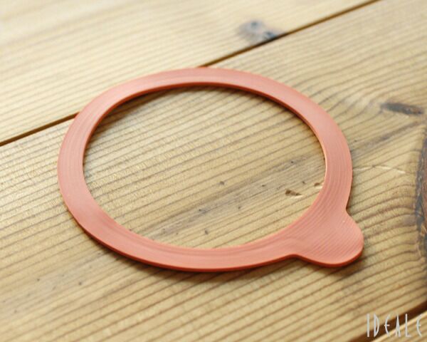 ウェック（WECK） ゴムパッキン 直径Mサイズ用＆ ステンレスクリップ2個